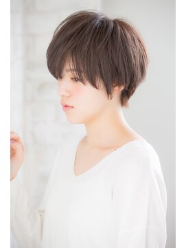 ジョエミバイアンアミ(joemi by Un ami) 小顔ひし形ワンサイドショートjoemi新宿 花野