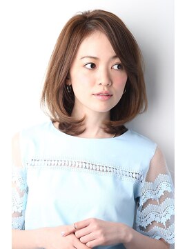 リアン(lien) 【lien.自由が丘】大人ナチュラルなひし形レイヤーボブ