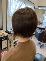 コアフィールフィス(COIFFURE fils)&nbsp;《見附　今町》大人小顔ショート　　ダークアッシュブラウン