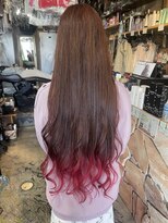 オーバーキャプテンネイキッド(OVER CAPTAIN NAKED) スーパーロング!グラデーションカラー