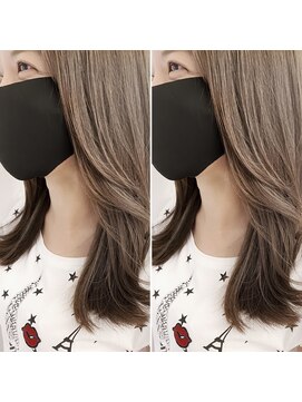 チョビー 銀座(chobii) チョビー銀座桜井　ハイライトグレージュグラデーション