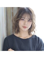 グランアージュ 柏西口店(grandage)&nbsp;ウェーブ×デジタルパーマ×Aラインボブ20代30代40代 柏 駅近 c2