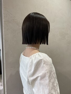 インビテーション 名古屋(invitation) パツっとボブ、切りっぱなしボブ