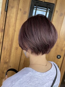 フゥカ 類家店(fuka) ショートボブ × lavender greyge