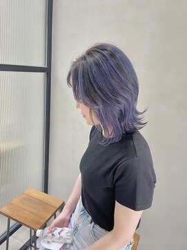 フェリア 渋谷(Feria) 【Feria渋谷】バレイヤージュ×ブルーラベンダー“石田幸輔”