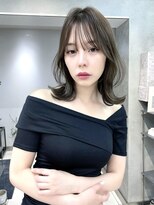 ヴェイン 渋谷(vain)&nbsp;ミディアムレイヤーカット/くびれヘア/20代30代/インナーカラー