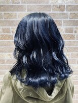 グロウ 赤羽(grow)&nbsp;ミディアムブルーブラックヘア　　【grow赤羽】