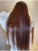 グロスストレート・ブラウンロング