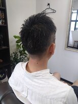 ユニ ヘアサロン イシグロ(yuni HAIRSALON ishiguro)&nbsp;ツーブロック刈り上げアップバング