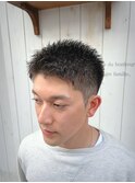オシャレソフトモヒカン/メンズカット/短髪