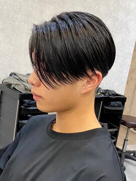 エルマーク 梅田(L-MARK) センターパートニュアンスパーマ韓国カルマパーマコンマヘア