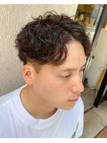 カズ 中津店(KAZU) MEN’S HAIR  マッシュパーマ/スパイラル/メンズ/センターパート