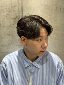 ハイプ(HYPE) ナチュラルマッシュ/韓国マッシュ/ニュアンスパーマ/メンズ/眉毛