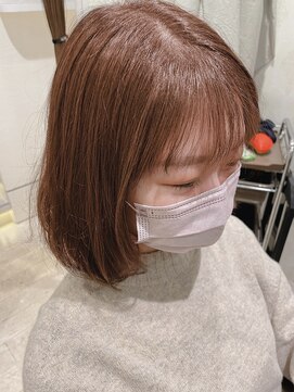 コーエン(cowen) 大人かわいい切りっぱなしボブ美髪イメチェンインナーカラー