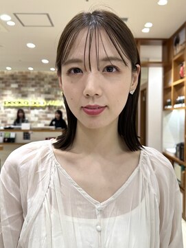 ピークアブー アヴェダ アトレ恵比寿(PEEK-A-BOO AVEDA) 切りっぱなしボブ/外ハネボブ/タイトヘアアレンジ