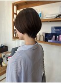 大人可愛い小顔マッシュショート/ベージュカラー/吉祥寺