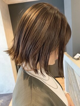 シーン(scene) ボブ×グレージュカラー