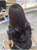 【艶髪】レイヤーカット×透明感カラー/ディープラベンダー