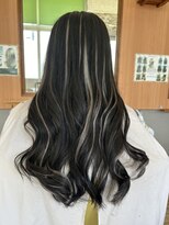 美容室ポケット&nbsp;ポイントエクステハイライト