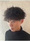 #メンズパーマ