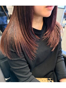 ナチュラル 南越谷店(Natural) ピンクブラウン×レイヤーカット