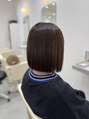 アグ ヘアー カルデ むつ2号(Agu hair calde)&nbsp;ストンとしたボブ×艶髪縮毛矯正 (髪質改善トリートメント込み)