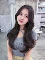 フィヴェント(Fivent) 美髪韓国レイヤーイメチェン夏ハイライトカラーくびれヘア