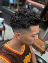 フォーコーナーズカットショップスリーセント 栄(FourCornersCutShop 3/cent)&nbsp;極道パーマ