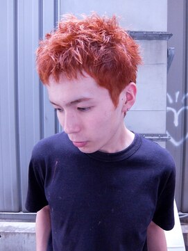 チクロヘアー(Ticro hair) ビビットオレンジ