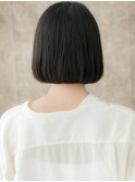黒髪艶感ストレート切りっぱなしヘイリーボブ311W越谷30代40代