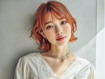 レヴ 草加店(LEV.)の写真/ケアブリーチ使用で白髪ぼかし、ハイライトのダメージ最小限に！透明感のあるカラーで周りと差がつく！