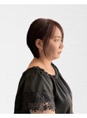 ショートボブ/レディースショート/骨格補正似合わせカット/森田