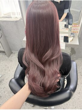 ボタン ハカタ(VOTAN hakata) 【柿本真優】ブリーチなしダブルカラー/透明感カラー