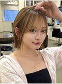 ミニボブラインボブ韓国ボブロブ切りっぱなしボブタッセルボブ