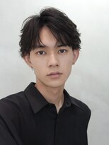 バイフィフス 原宿/表参道(by fifth) フェザーパーマニュアンスパーマ大人メンズカットセンターパート