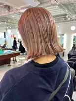 アフターニュース 新潟(afternews)&nbsp;ピンクベージュ/ダブルカラー/ケアブリーチ/髪質改善/駅前/駅南