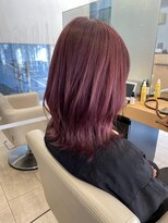 ビームズ ヘアー ブラン(Bee ms HAIR Blanc+) サラツヤロングベージュカラーブリーチしない透明感カラー