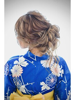 セットサロンエース(Set salon Ace)の写真/【浴衣/袴/着物着付け★朝6時～可能】夏祭り/結婚式/卒業式/成人式など大切なイベントは<Ace>で☆