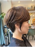 ショートボブ/シースルー/顔周り/30代40代50代/大宮
