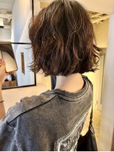 ローマー 明治神宮前 渋谷(ROAMER)&nbsp;ショートボブ髪質改善切りっぱなしボブレイヤーボブボブパーマ