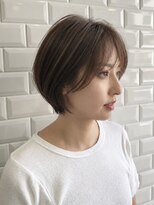 アピィス(appiis)&nbsp;ダークパープル/ナチュラルショート/夏のヘアアレンジ/横浜西口