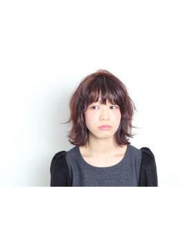 ヘアー アイス ルーチェ(HAIR ICI LUCE) ナチュラル × ガーリー × レッド × ツヤ