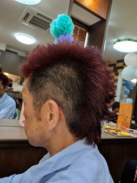 ヘアースタジオ オハナ(Hair Studio Ohana) アシメカットダブルカラー