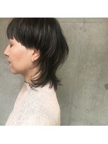 ビビト(bibito) bibito ミニ前髪ショートなネオウルフ 小顔アッシュブラウン