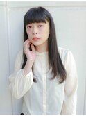 顔まわりレイヤー 厚めバング★★