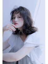 セシルへアー 福岡天神店(Cecil hair)&nbsp;愛されベージュゆるふわカールナチュふわミディ