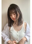レイヤー_ネイビーカラーフレンチボブ