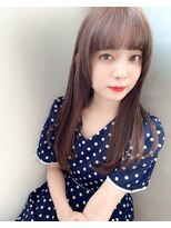 カームリーヘアー(calmLY HAIR) 前髪/アンブレラカラー/こなれミディ/イメチェン/ウェーブパーマ