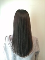 ヘアークリエイ トポライトウィロー 烏丸(Hair Create Polite willow) オリーブブラックロングストレートネイビーブラック