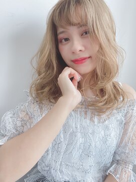 ルービック 枚方(Rubik's) 大人かわいいゆるふわ愛され髪◎ハイトーン/ミルクティーカラー